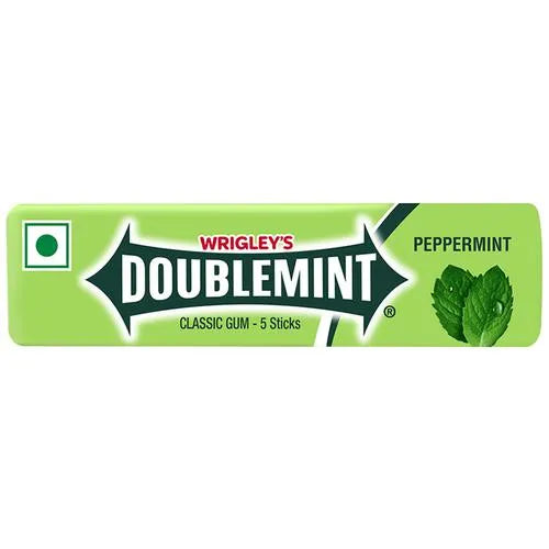 Wringleys/ Double Mint Classic Gum (Peppermint Flavour)(13gm)
