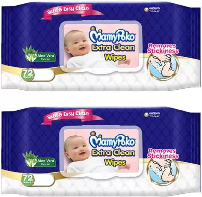 MamyPoko Coconut Wipes Extra Clean Combo Offer Buy 2 And Save Rs 49 72 Sheets Each