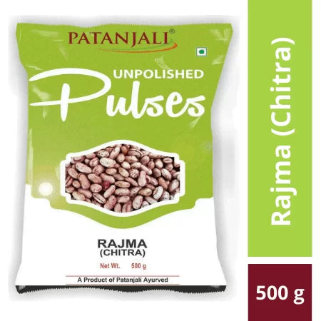 Patanjali/ Unpolished Pulses/ Rajma (Chitra)(500gm)