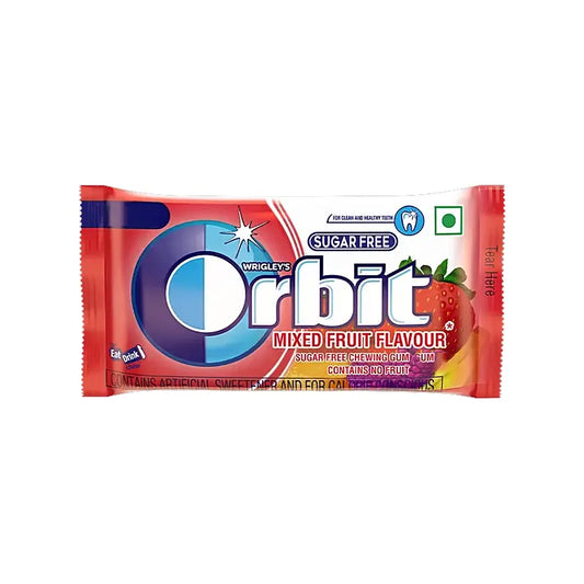 Orbit/ Mixed Fruit Flavour - Sugar Free Chewing Gum(3.3gm)