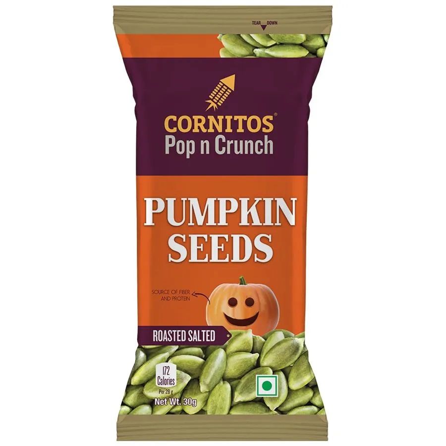 Cornitos/ Pop n Crunch/ Pumpkin Seeds Roasted Salted (22gm)
