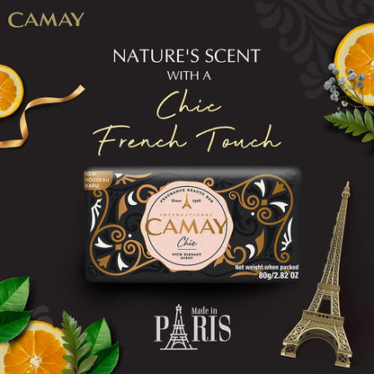 CAMAY CHIC INTERNATIONAL BEAUTY BAR WITH ELEGANT SCENT (3nx125gm)