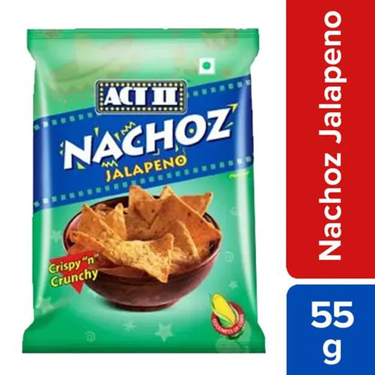 Act II Nachoz/ Jalapeno Flavour/ Crispy n Crunchy (55gm)