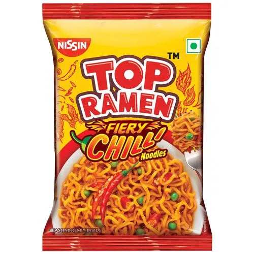 NISSIN TOP RAMEN FIERY CHILLI NOODLES (50gm)