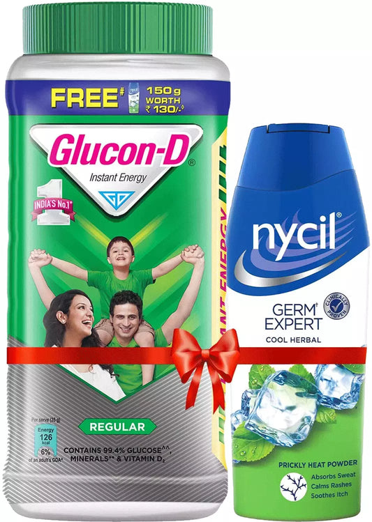 GLUCON-D INSTANT ENERGY REGULAR (1kg)(NYCIL GERM EXPERT COOL HERBAL 150gm)