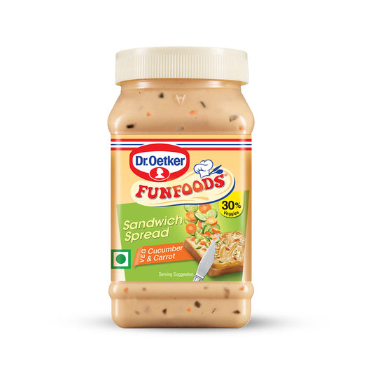 DR. OETKER FUNFOODS SANDWICH SPREAD VEG CUCUMBER AND CARROT (250gm)