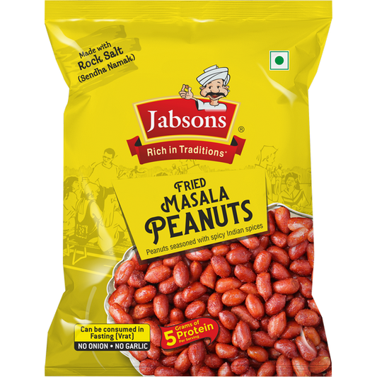 Jabsons/ Fried Masala Peanuts/ Vrat Snack (200gm)