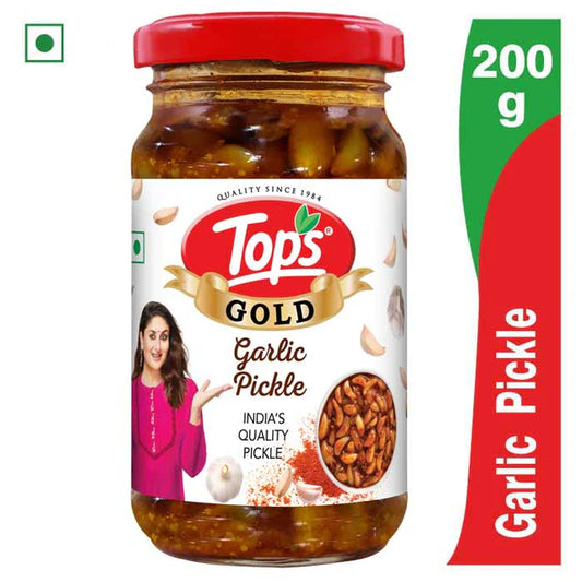 Tops/ Gold Garlic Pickle (200gm)