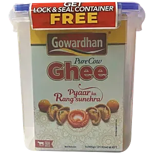 Gowardhan/ Pure Cow Ghee (1L) ( Get Lock & Seal Container Free)