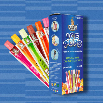 SKIPPI ICE POOPS/ 6 FLAVOURS/ 6POPSx70ml(840ml)