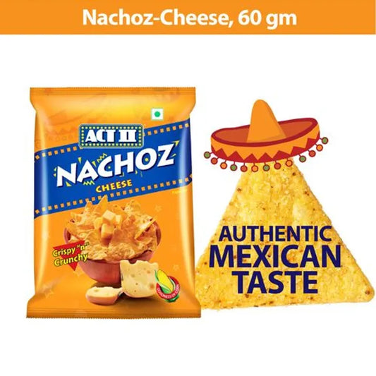 Act II Nachoz/ Cheese Flavour/ Crispy n Crunchy (55gm)