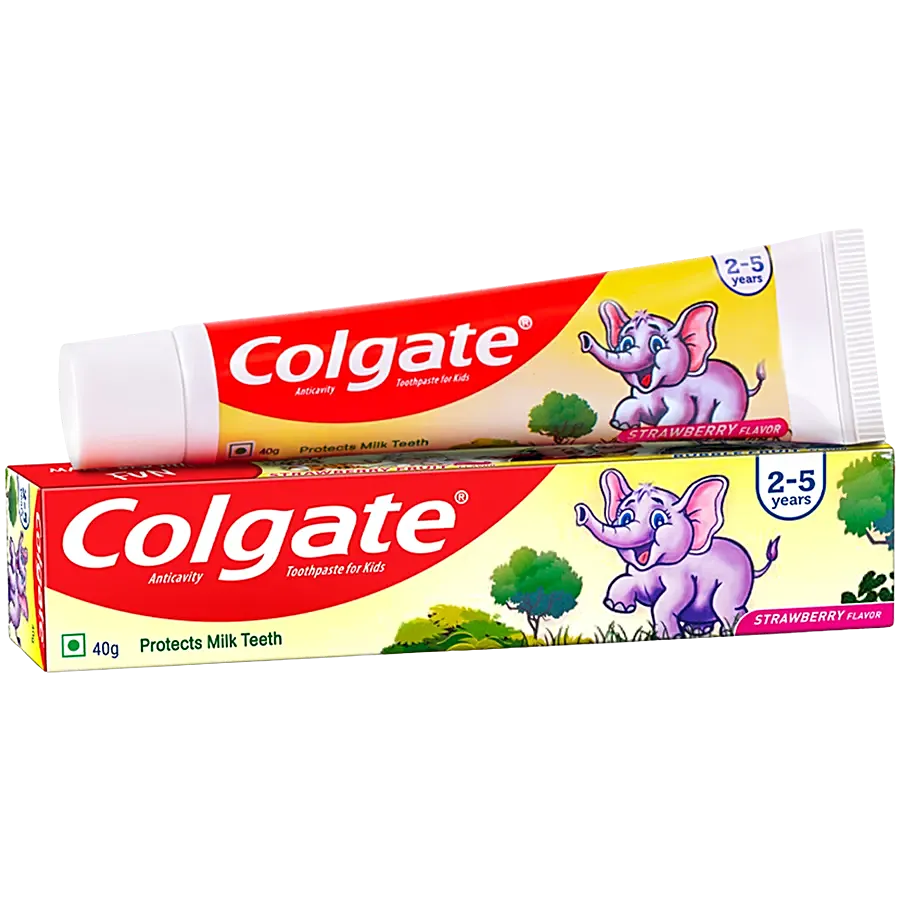 Colgate/ Toothpaste For Kids/ Strawberry Flavor/ 2-5 Years (40gm)