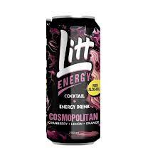Litt/ Cocktail + Energy Drink/ Cosmopolitan/ Non Alcoholic Can (250ml)