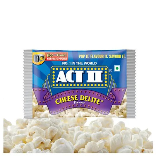 Act II/ Microwave Popcorn/ Cheese Delite Flavour (106gm)