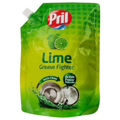 Pril/ Lime Grease Fighter For Utensils(120ml)(Free Lime Dish Wash Worth RS.10)