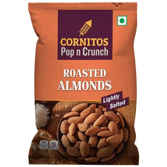CORNITOS/ROASTED ALMONDS/ LIGHTLY SALTED (25gm)