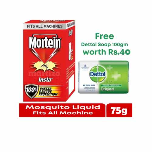 Mortein/ Smart+ Vapouriser Refill Pack (75gm) (Dettol Soap Worth Rs. 40 free)