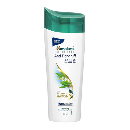 HIMALAYA ANTI -DANDRUFF/ TEA TREE SHAMPOO/ WITH NATURAL 5 PROTEIN TECHNOLOGY(180ml)