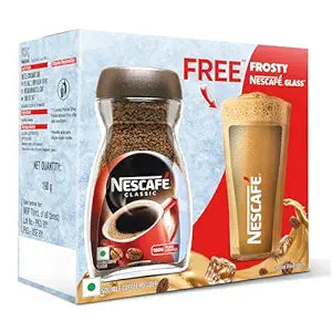 Nescafe/ Classic Coffee Jar(190Gm) / Nescafe Frosty Glass Free