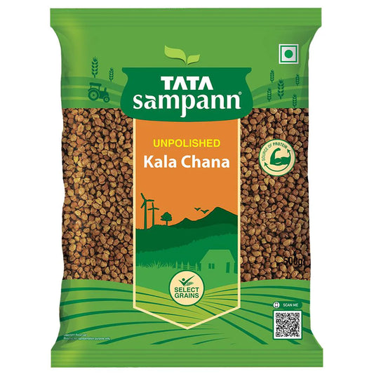 Tata Sampann/ Unpolished Kala Chana/ Black Chana (500gm)