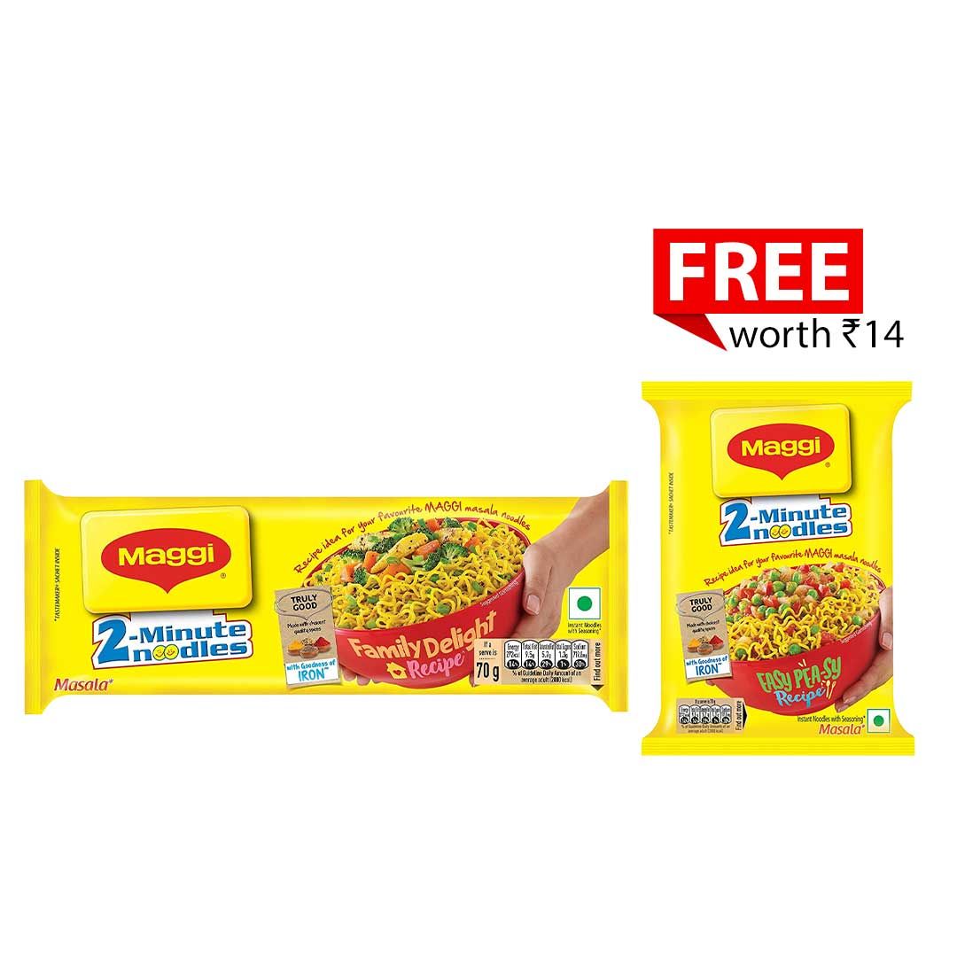 Maggi/ Pack of 6 (6x70gm)/ Free Maggi Worth Rs. 14 Fattaak