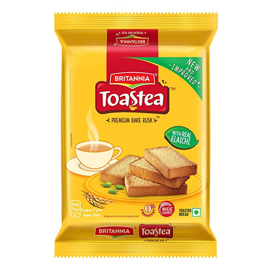 BRITANNIA TOASTEA(PREMIUM BAKE RUSK)(100gm+34gm)