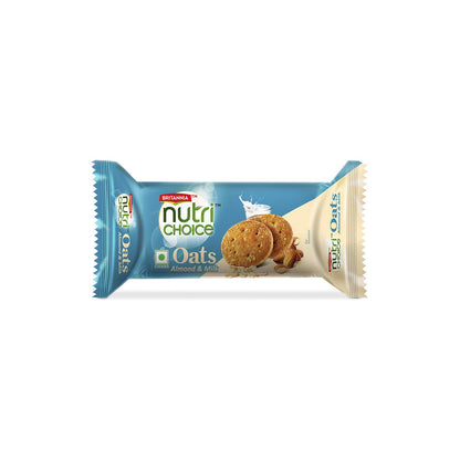 Britannia/ Nutri Choice/ Oats Milk & Almond Biscuits (75gm)