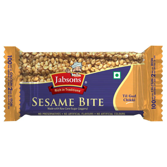 Jabsons/ Sesame Bite/ Til Gud Chikki (30gm)