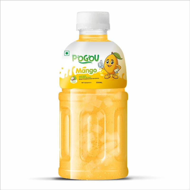 Pogou/ Mango Juice - With Nata-de-Coco (330ml)