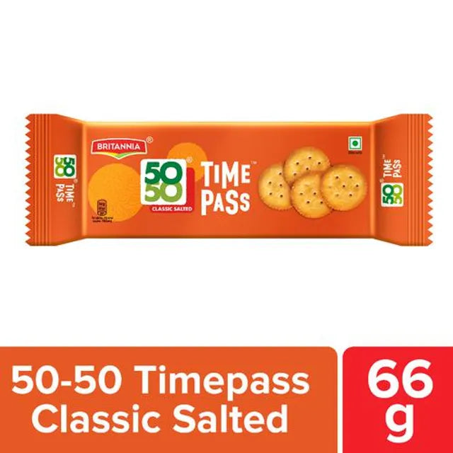 Britannia/ 50-50 Time Pass Classic Salted (63.5gm)