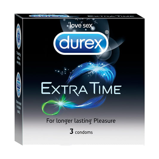 Durex/ Extra Time Condoms(3N) For Longer Lasting Pleasure