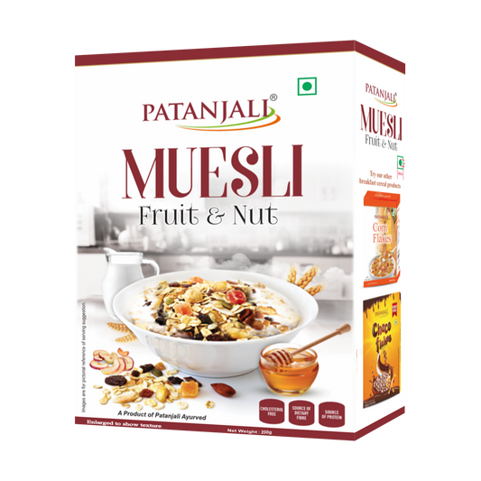 Patanjali/ Muesli/ Fruit & Nut (200gm)