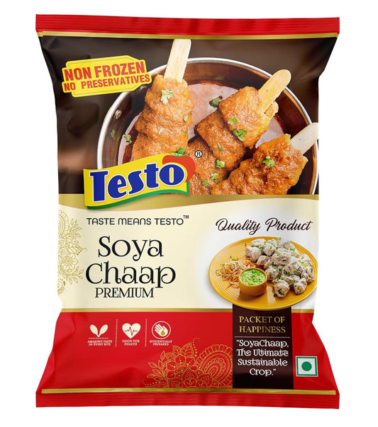 Testo/ Premium Soya Chaap(500gm) - Non Frozen