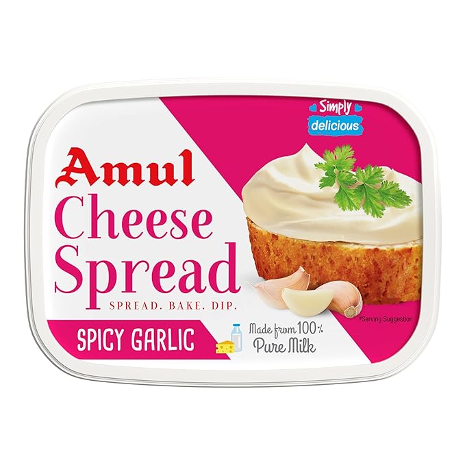 Amul Cheese Spread/ Spicy Garlic(200gm)