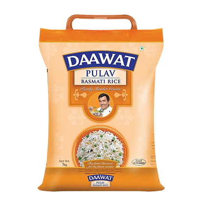Daawat/ Pulav Basmati Rice (5kg)