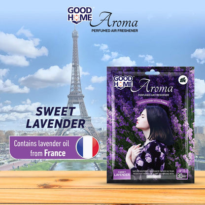 GOOD HOME AROMA PERFUMED AIR FRESHNER LAVENDER (10gm)