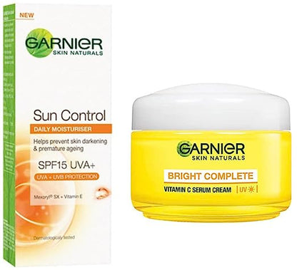 GARNIER BRIGHT COMPLETE VIT C SERUM CREAM (45gm)