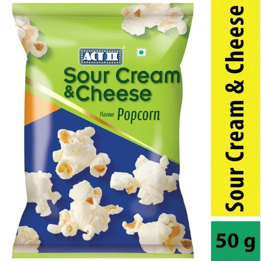 Act II/ Sour Cream & Cheese Flavour Popcorn (50gm)