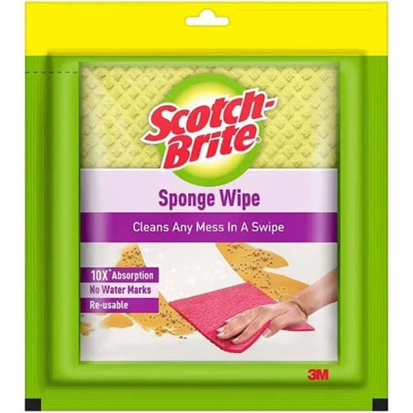 SCOTCH-BRITE/ SPONGE WIPES ( 20x17.5cm) (1n)