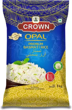 CROWN/ OPAL BASMATI RICE/ 19mm LONG GRAIN(1kg)