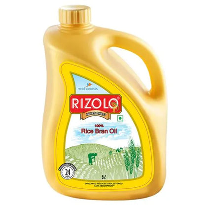 Modi Naturals/ Rizolo 100 Percent Rice Bran Oil (5L)