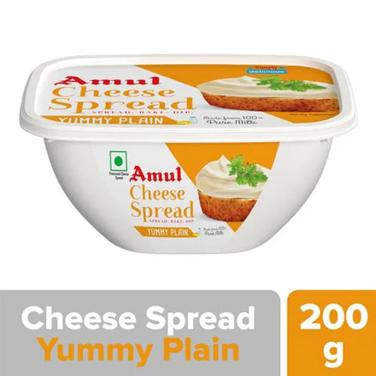 Amul/ Cheese Spread/ Yummy Plain (200gm)