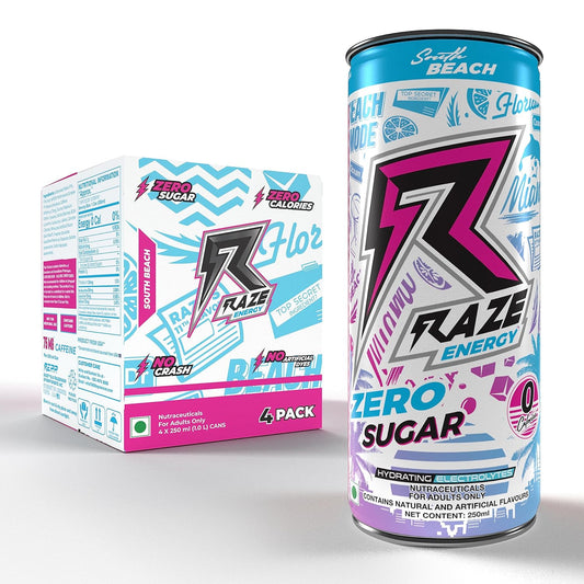 Raze Energy/ South Beach/ 0 Sugar 0 Calories(250ml)
