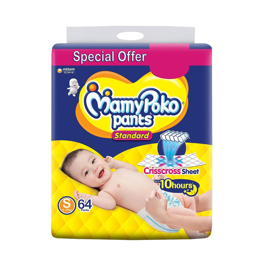MamyPoko Pants/ Standard Diapers/ S 4-8 kg (64N)