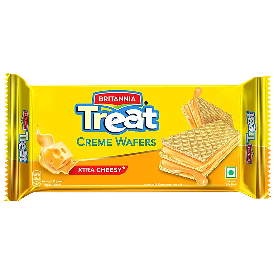 Britannia/ Treat Creme Wafers/ Extra Cheesy (39gm)