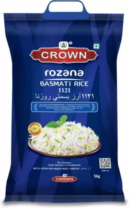 CROWN/ ROZANA BASMATI RICE(5kg)