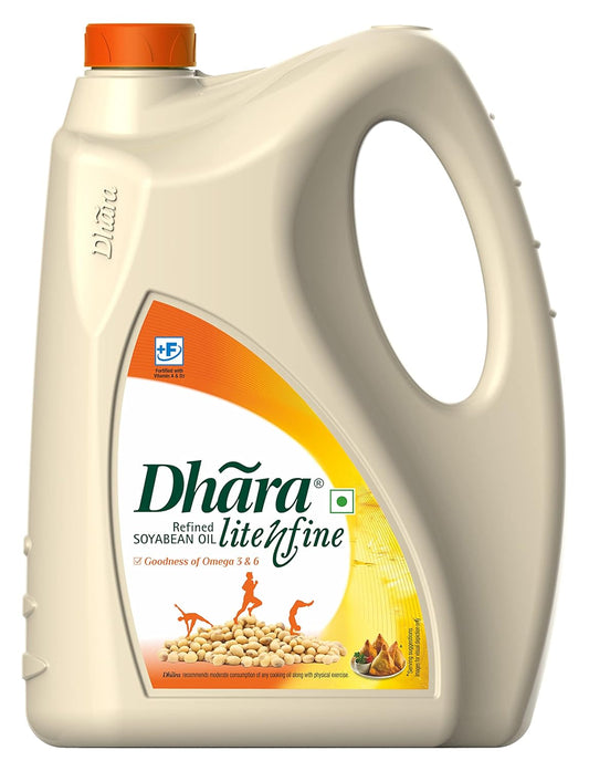Dhara/ Refined Soyabean Oil (5L)
