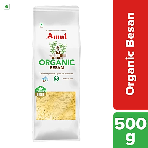 Amul/ Organic - Besan(500g) - Free  From Pesticides