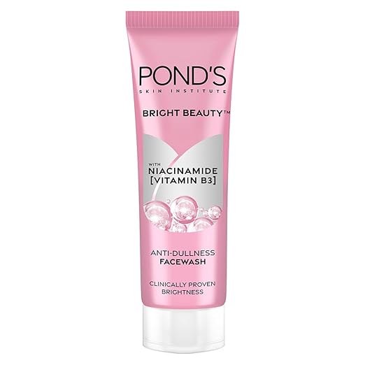 Ponds/ Bright Beauty With Niacinamide(Vitamin B3) Anti-Dullness Face Wash(100gm)