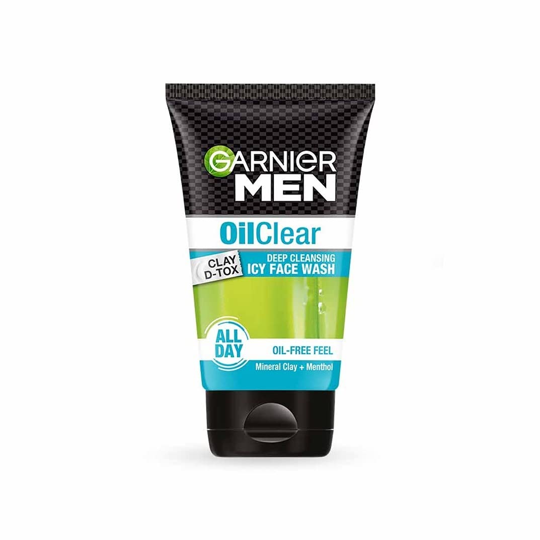 GARNIER MEN OIL CLEAR DEEP CLEANSING FACE WASH (100gm)